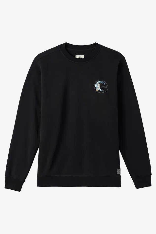 O039RIGINALS ESSENTIAL CREW NECK FLEECE Black Men O039NEILL Featured