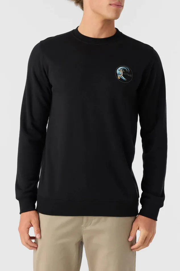 O039RIGINALS ESSENTIAL CREW NECK FLEECE Black Men O039NEILL Featured