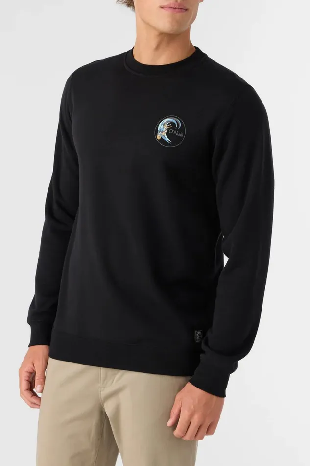 O039RIGINALS ESSENTIAL CREW NECK FLEECE Black Men O039NEILL Featured