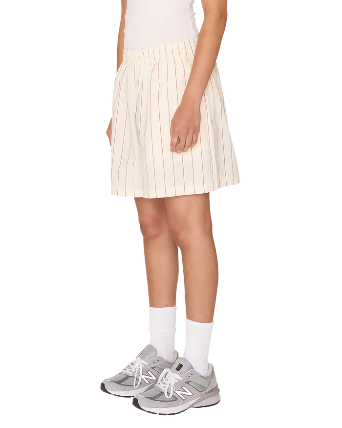OBEY Clothing PRIMAVERA STRIPE SHORT Tofu Multi Women BOTTOMS