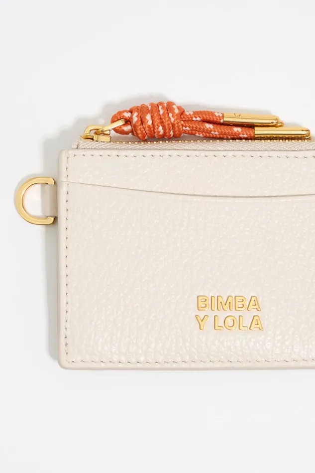 Offwhite Leather Card Holder Off White Women Bimba Y Lola Card Holders