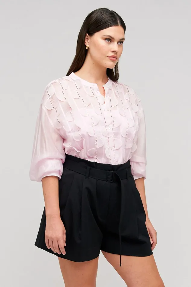 Oroton Belted Pleat Short Black Women Suiting Oroton Belted Pleat Short Black Women Suiting