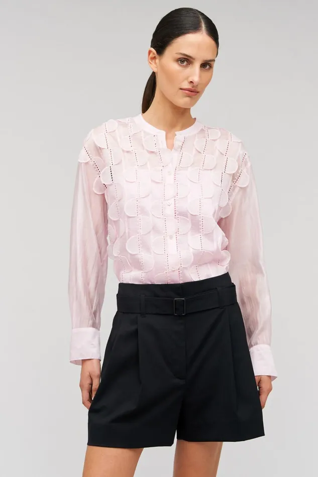 Oroton Belted Pleat Short Black Women Suiting Oroton Belted Pleat Short Black Women Suiting