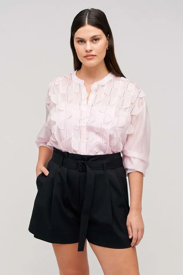 Oroton Belted Pleat Short Black Women Suiting Oroton Belted Pleat Short Black Women Suiting