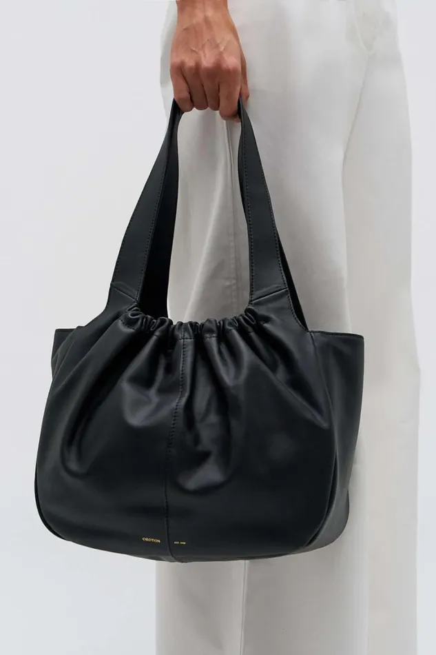 Oroton Emilia Soft Tote Black Women Shoulder Oroton Emilia Soft Tote Black Women Shoulder