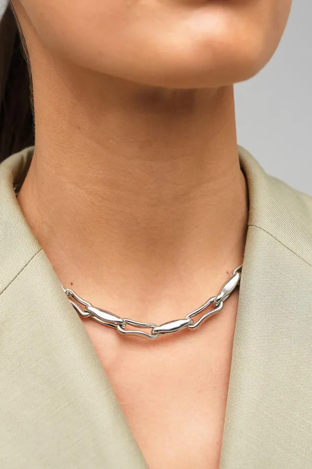 Oroton Livia Necklace Silver Women Jewellery Oroton Livia Necklace Silver Women Jewellery