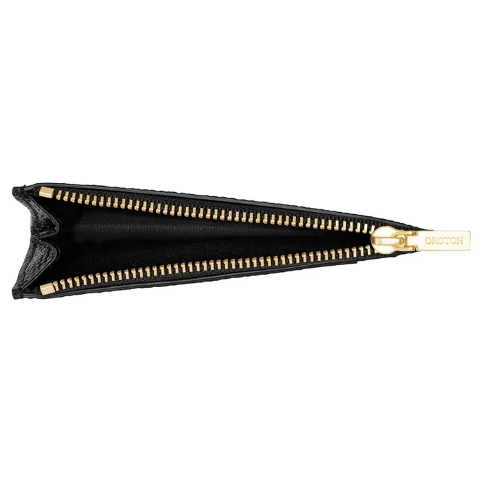 Oroton Margot 4 Credit Card Mini Zip Pouch Black Women Wallets Oroton Margot 4 Credit Card Mini Zip Pouch Black Women Wallets