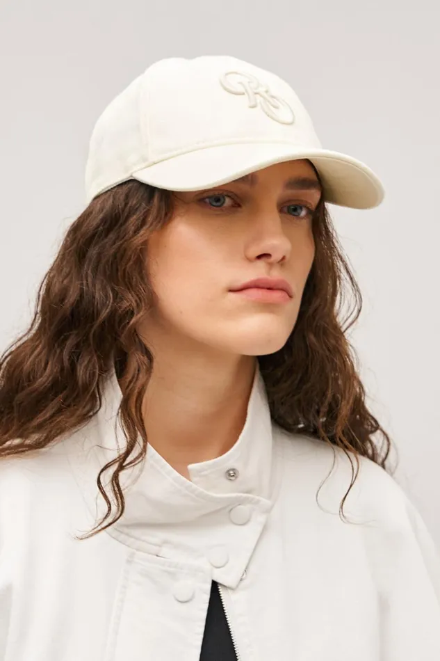 Oroton Oro Logo Cap Antique White Women Hats Oroton Oro Logo Cap Antique White Women Hats