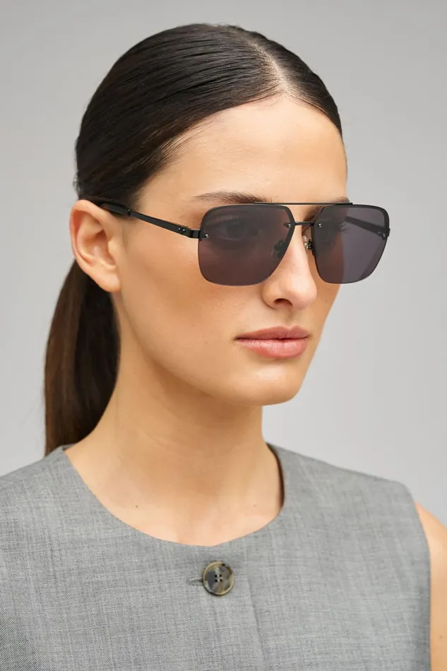 Oroton Tate Sunglasses Black Women Sunglasses