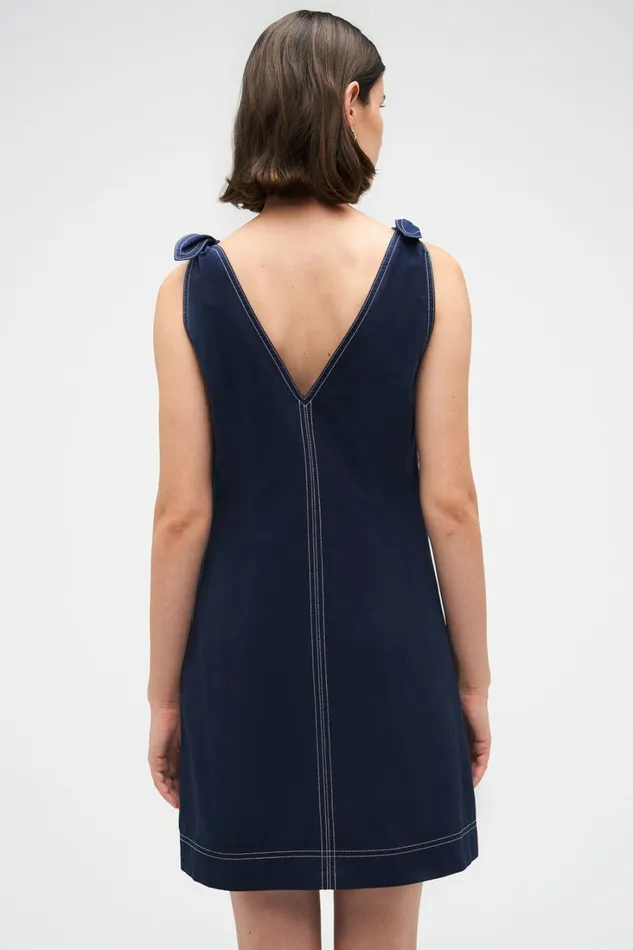 Oroton Tie Shoulder ALine Dress North Sea Women Dresses Oroton Tie Shoulder ALine Dress North Sea Women Dresses
