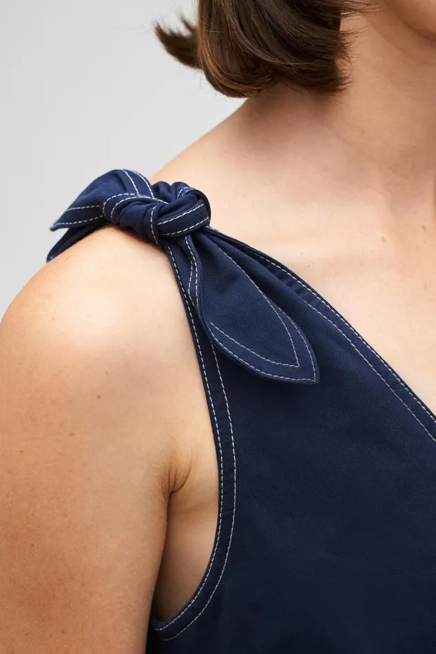 Oroton Tie Shoulder ALine Dress North Sea Women Dresses Oroton Tie Shoulder ALine Dress North Sea Women Dresses