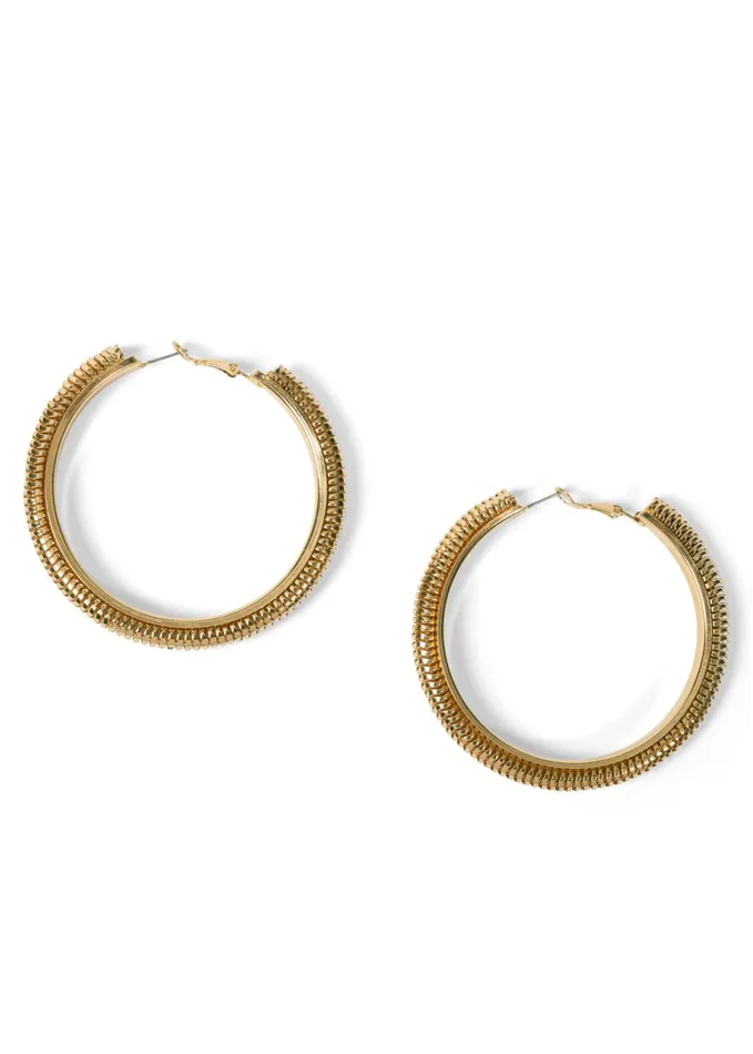 OVERSIZED GOLD HOOP EARRINGS Gold Women VENUS Earrings
