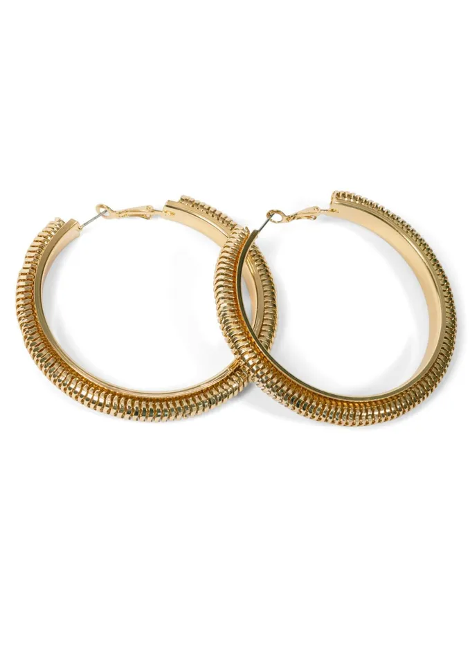 OVERSIZED GOLD HOOP EARRINGS Gold Women VENUS Earrings
