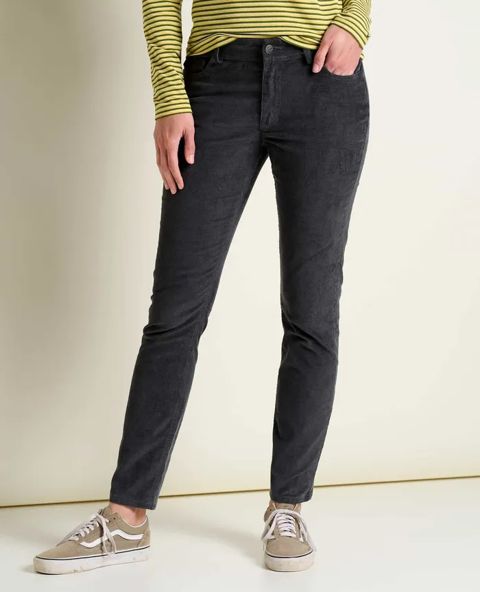 Pants Karuna Cord 5 Pocket Skinny Pant Soot 8211 ToadandCo Women8217s