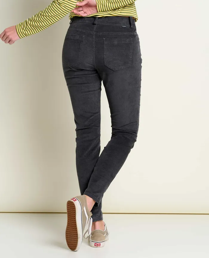 Pants Karuna Cord 5 Pocket Skinny Pant Soot 8211 ToadandCo Women8217s