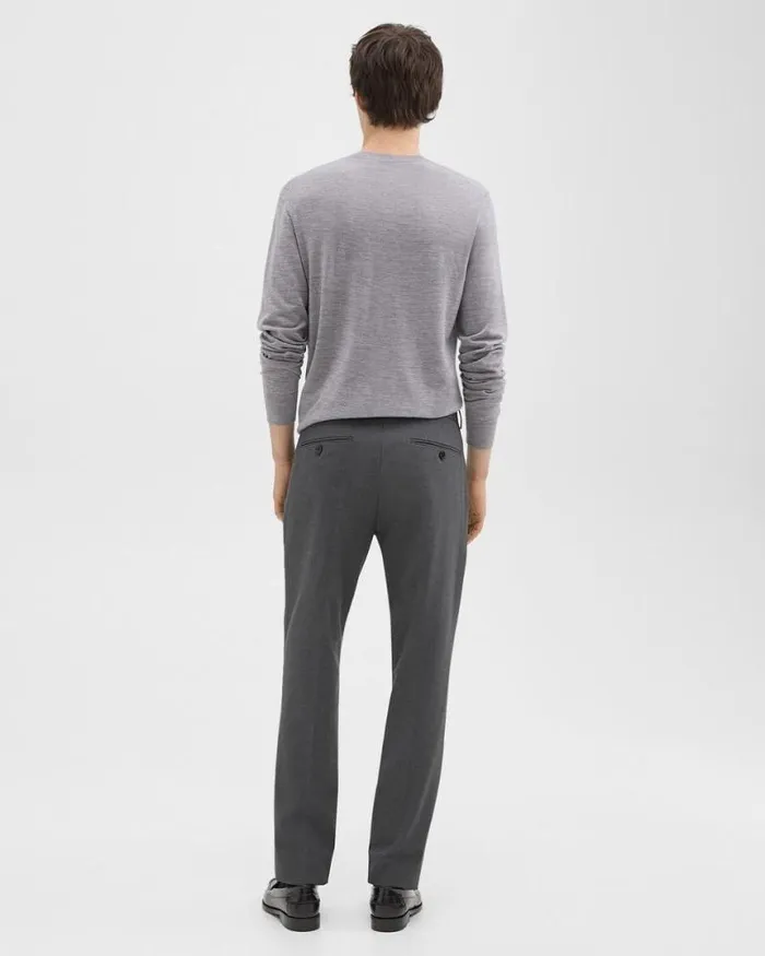 Pants Men Theory Mayer Pant In Stretch Wool Medium Charcoal Pants Men Theory Mayer Pant In Stretch Wool Medium Charcoal