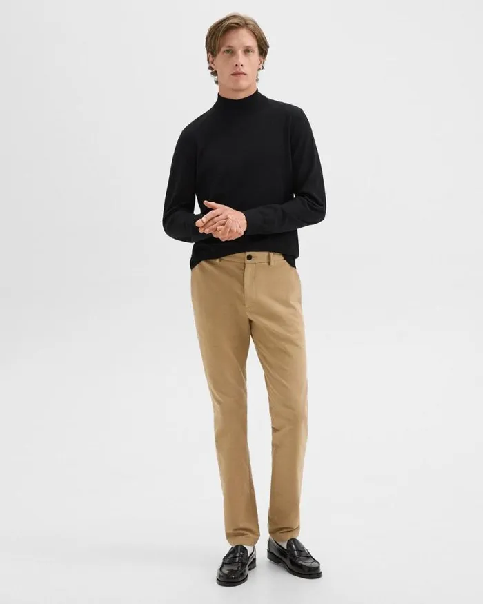 Pants Men Theory Zaine Pant In Moleskin Twill New Camel