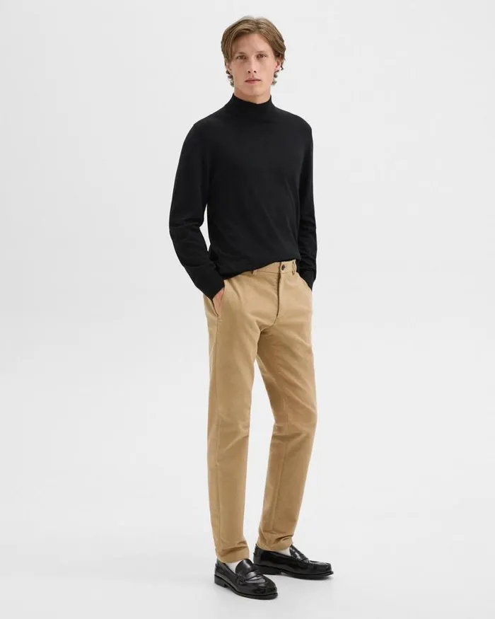 Pants Men Theory Zaine Pant In Moleskin Twill New Camel