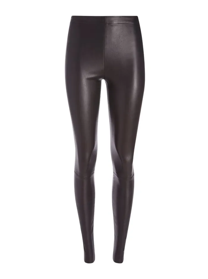 Pants Women Alice Olivia Maddox Leather Legging Black