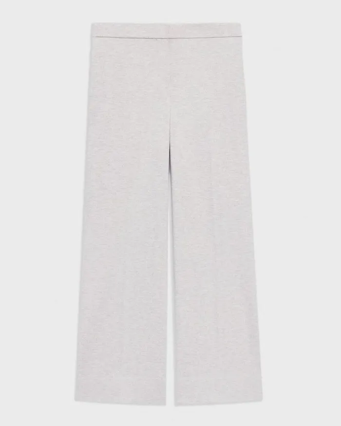 Pants Women Theory Kick Pant In Herringbone Knit Light Grey Melange Pants Women Theory Kick Pant In Herringbone Knit Light Grey Melange