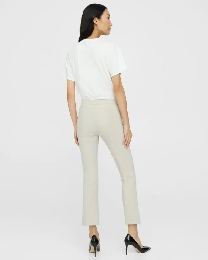 Pants Women Theory Slim Kick Pant In Precision Ponte Putty Pants Women Theory Slim Kick Pant In Precision Ponte Putty