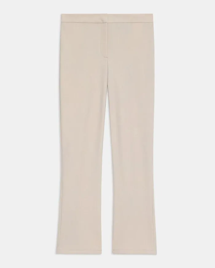 Pants Women Theory Slim Kick Pant In Precision Ponte Putty Pants Women Theory Slim Kick Pant In Precision Ponte Putty