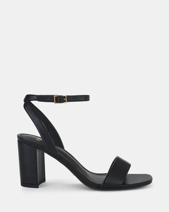 Party MARTINEZ BLACK Open Toe Heels 8211 NOVO Shoes Women