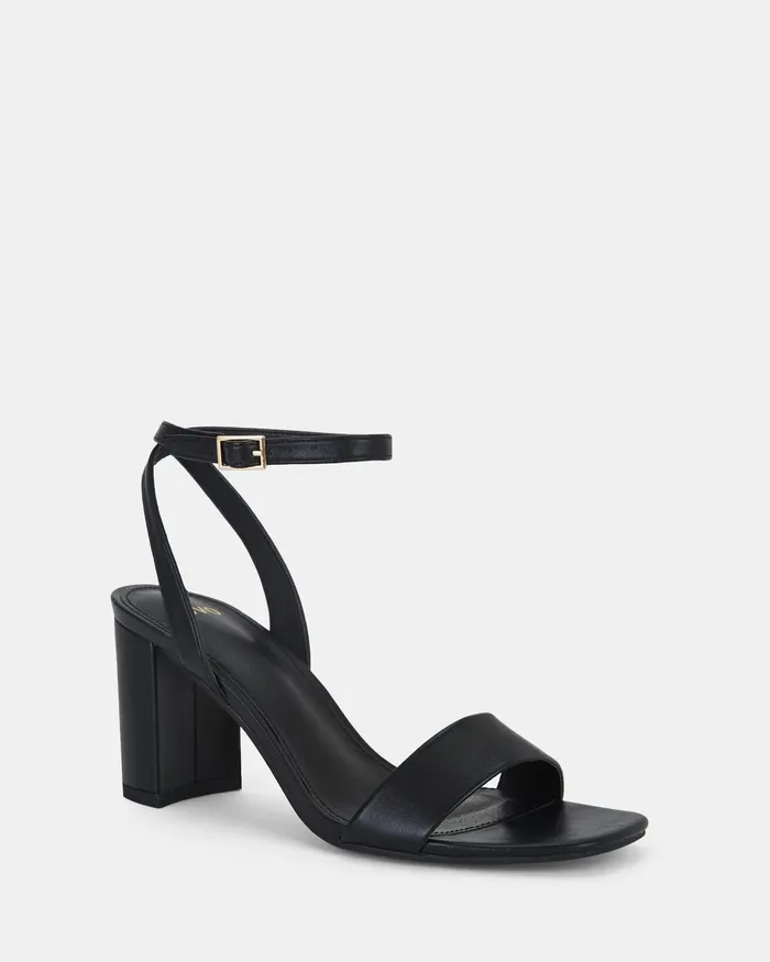 Party MARTINEZ BLACK Open Toe Heels 8211 NOVO Shoes Women