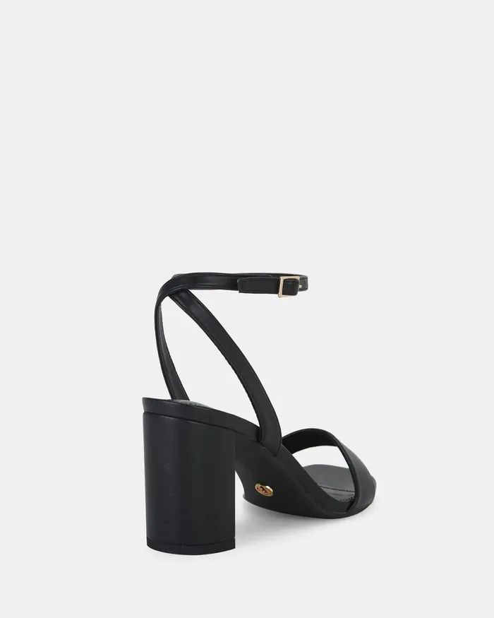 Party MARTINEZ BLACK Open Toe Heels 8211 NOVO Shoes Women