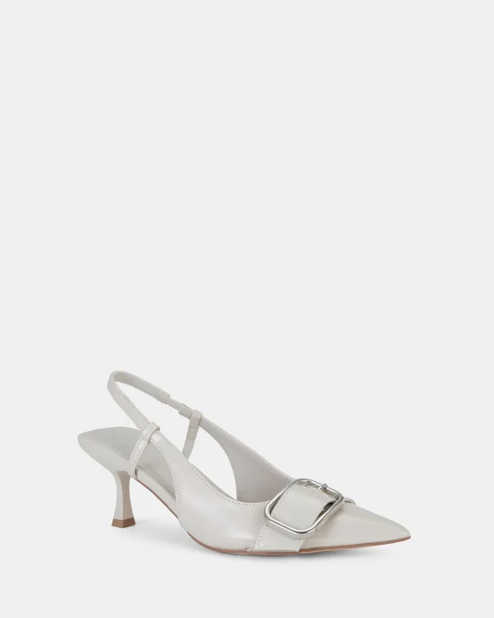 Party Women ISERA PORCELAIN PATENT Closed Toe Heels NOVO Shoes