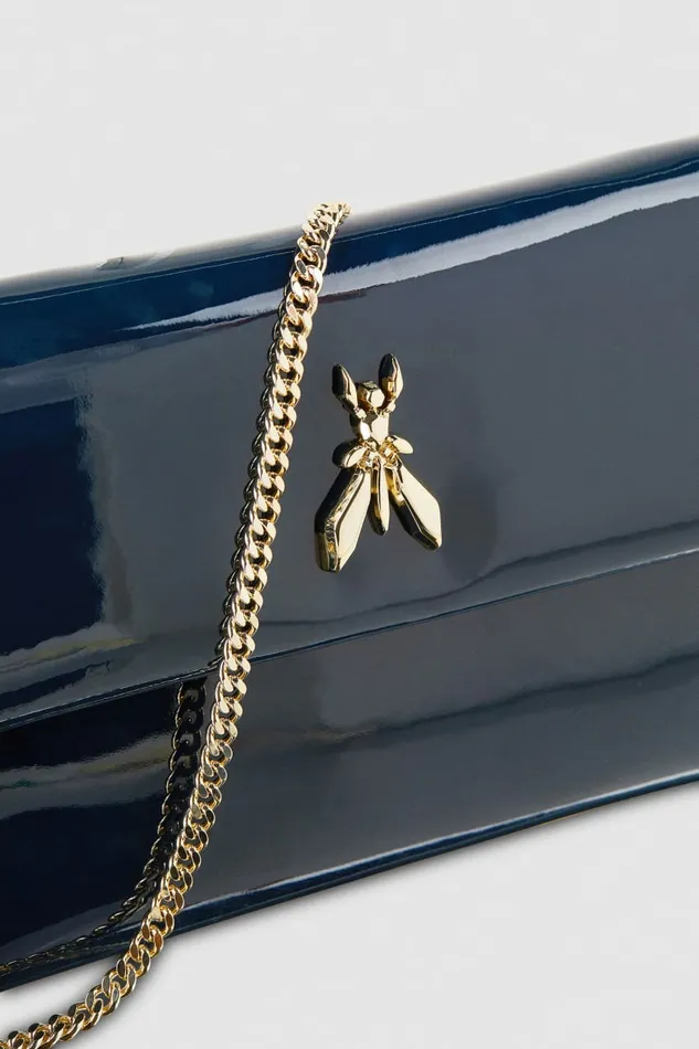 Patrizia Pepe Clutches Clutch With Chain Shoulder Strap Grey 8211 Women