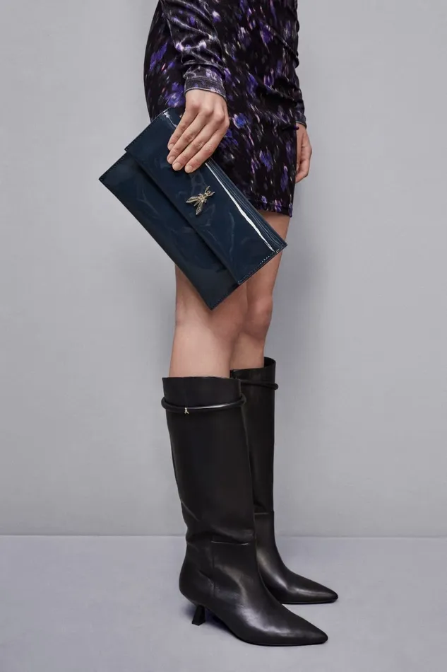 Patrizia Pepe Clutches Clutch With Chain Shoulder Strap Grey 8211 Women