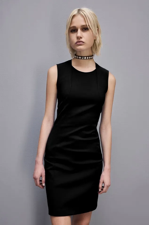 Patrizia Pepe Dresses Midi Sheath Dress Black 8211 Women