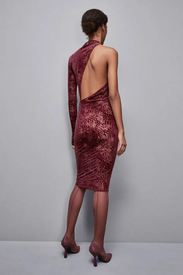 Patrizia Pepe Dresses OneShoulder Jersey Dress Red 8211 Women