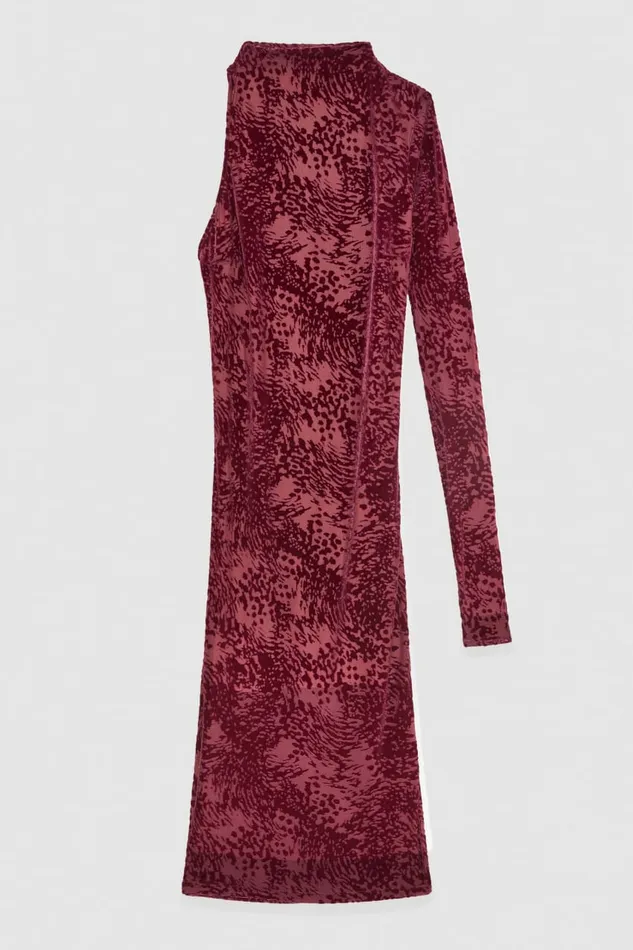 Patrizia Pepe Dresses OneShoulder Jersey Dress Red 8211 Women