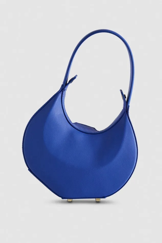 Patrizia Pepe Handbags Small Hobo Bangle Bag Blue 8211 Women