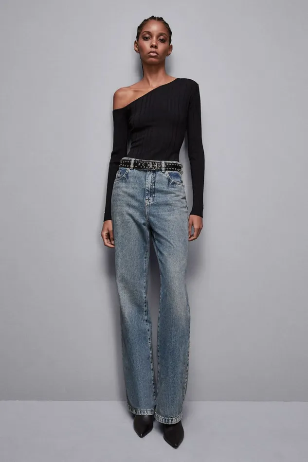 Patrizia Pepe Knitwear Slim Fit Bodysuit In Wool Blend Black 8211 Women