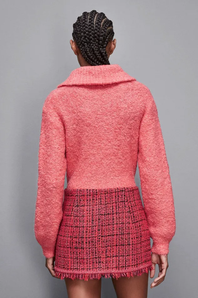 Patrizia Pepe Knitwear Soft Turtleneck Sweater Pink 8211 Women