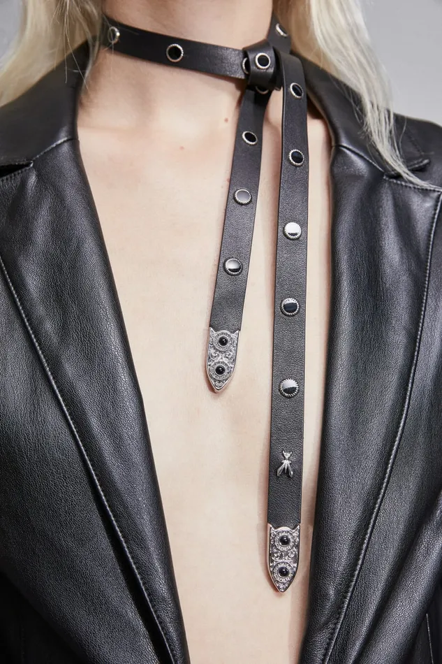 Patrizia Pepe Necklaces Choker With Small Studs Black 8211 Women
