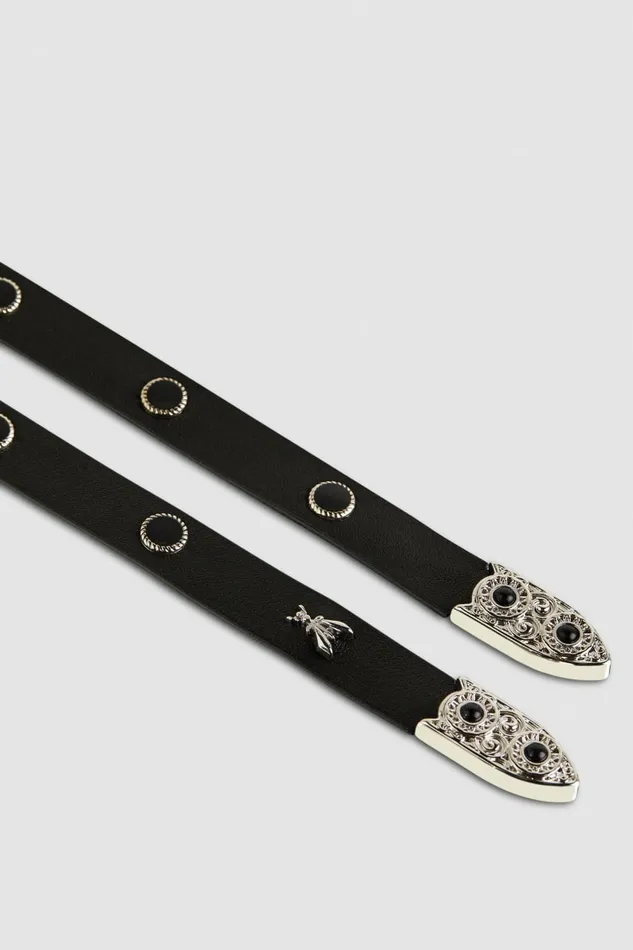 Patrizia Pepe Necklaces Choker With Small Studs Black 8211 Women