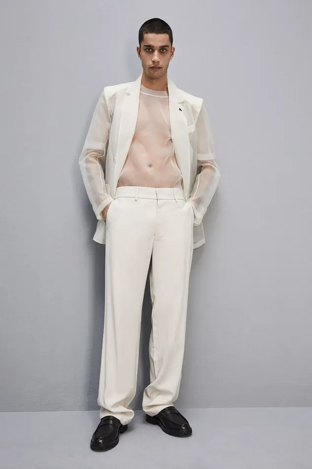 Patrizia Pepe Pants Slim Fit Pants With French Pockets Beige 8211 Men