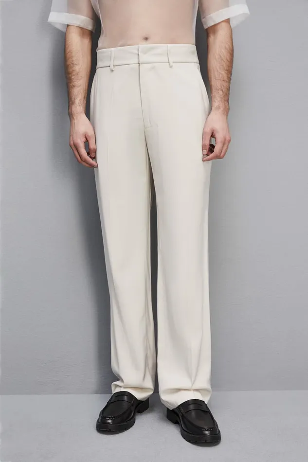 Patrizia Pepe Pants Slim Fit Pants With French Pockets Beige 8211 Men