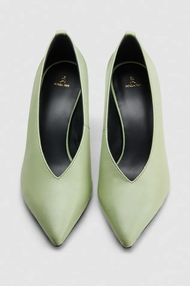Patrizia Pepe Pumps Leather Pumps Green 8211 Women