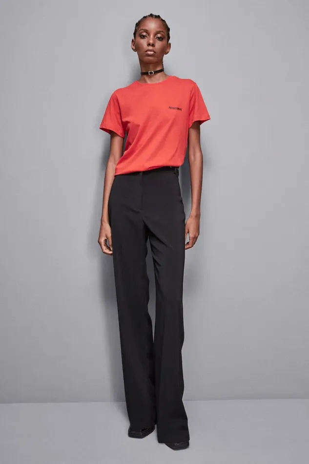 Patrizia Pepe Tops TShirt With Logo Red 8211 Women