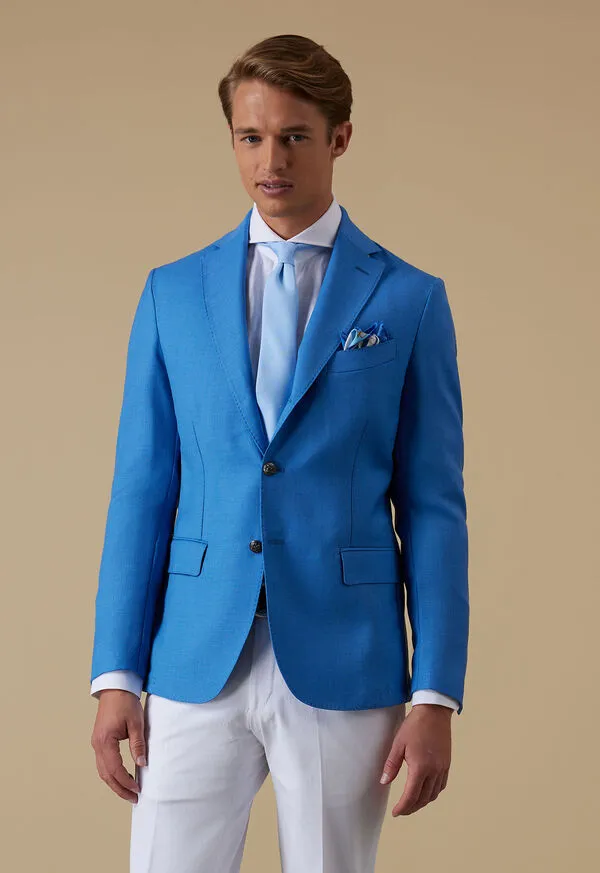 Paulstuart Blazers and Jackets Mens Mohair and Silk Jacket Sky Blue Paulstuart Blazers and Jackets Mens Mohair and Silk Jacket Sky Blue