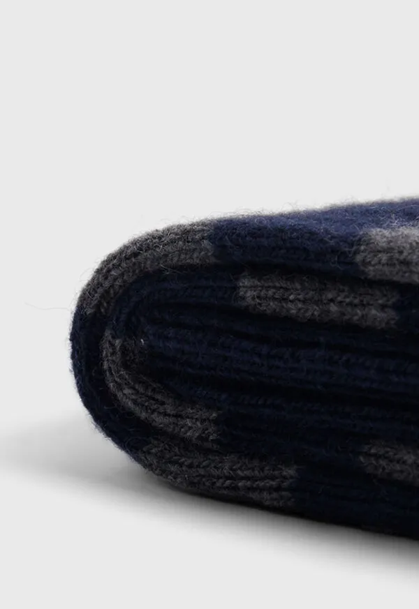 Paulstuart Rugby Stripe Sock NavyGrey Mens Socks Paulstuart Rugby Stripe Sock NavyGrey Mens Socks