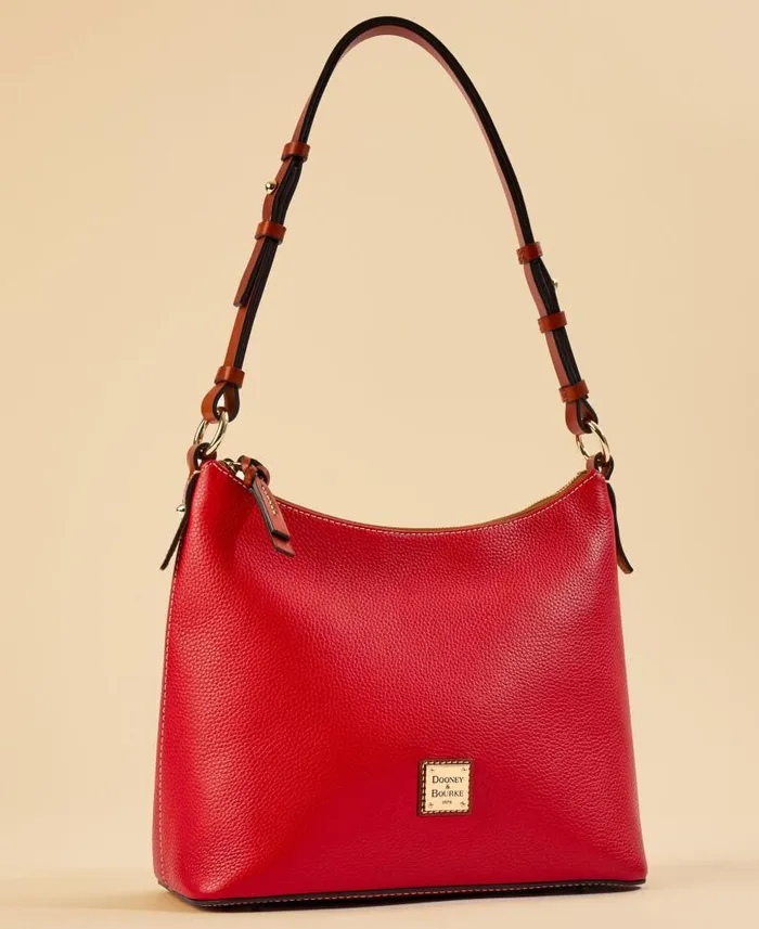 Pebble Grain Hobo Black Black Woman Dooney and Bourke Shoulder Bags