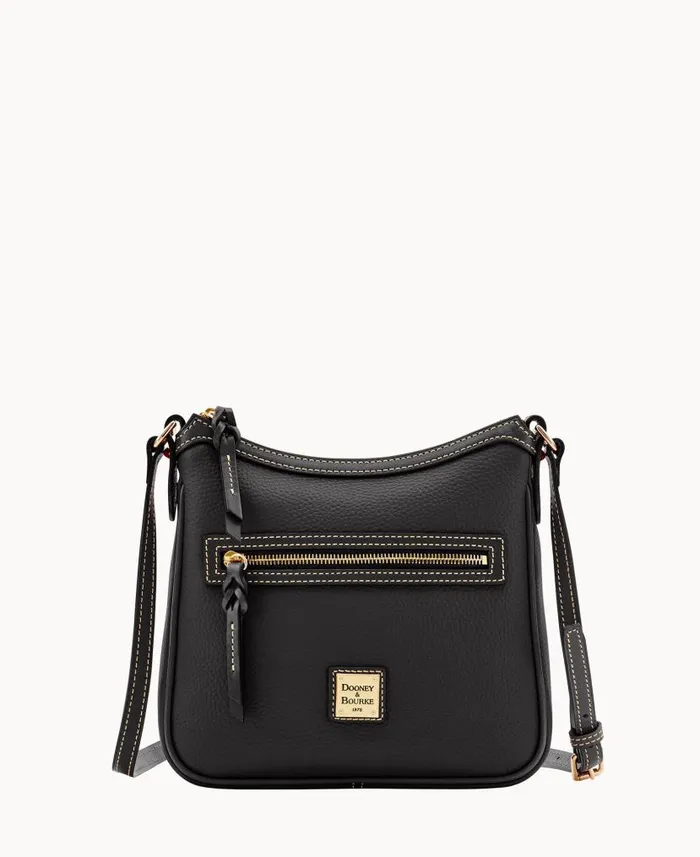 Pebble Grain Pocket Crossbody Black Black Woman Dooney and Bourke Crossbodies