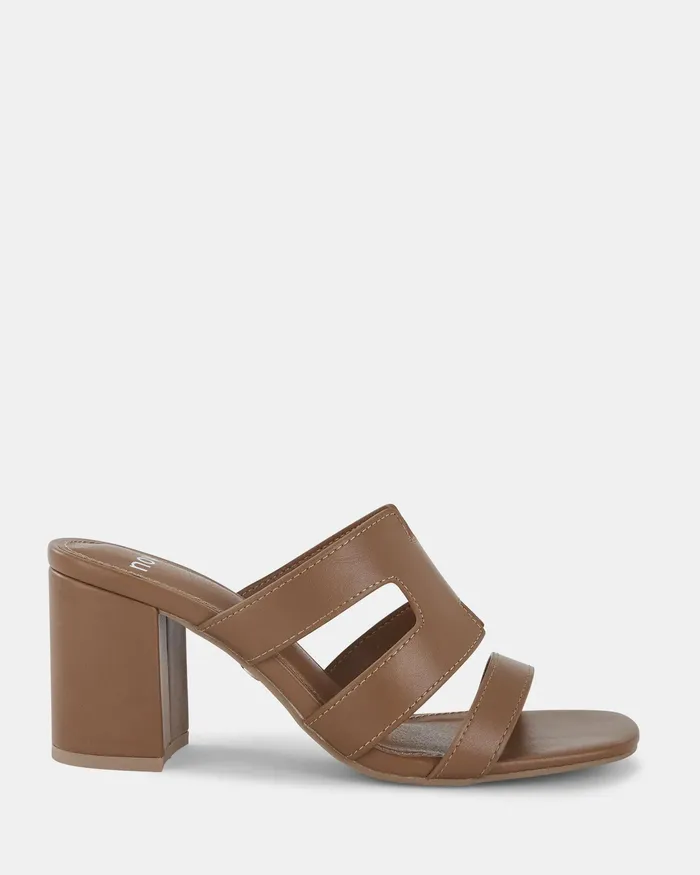 Peep Toes Women FREDDY CARAMEL Open Toe Heels NOVO Shoes