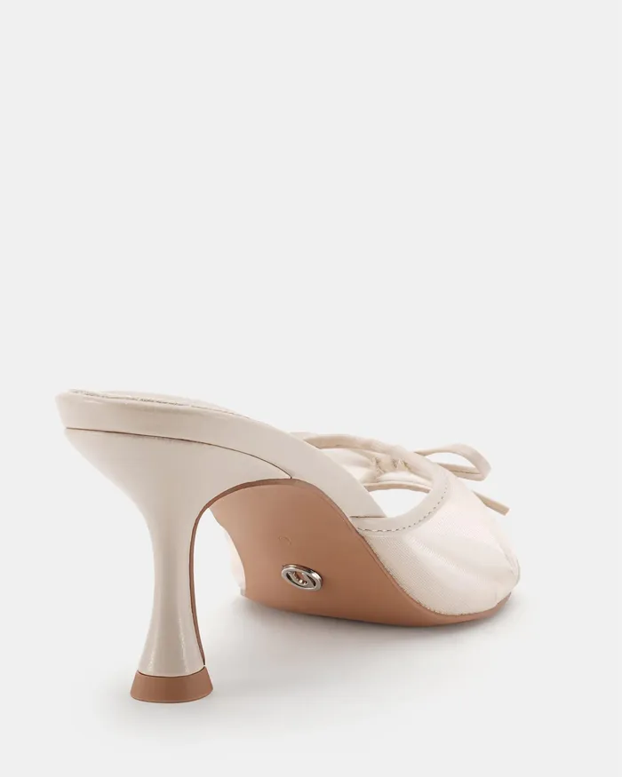 Peep Toes Women NOVO Shoes FLORIAN CREAM Mules